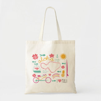 Bolso De Tela "Bolso de Maui de la hawaiana"