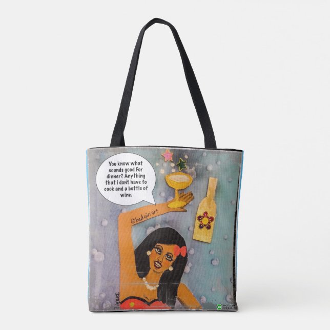 Bolso De Tela ¿Bolso de tote usted sabe qué sonidos buenos para (Reverso)