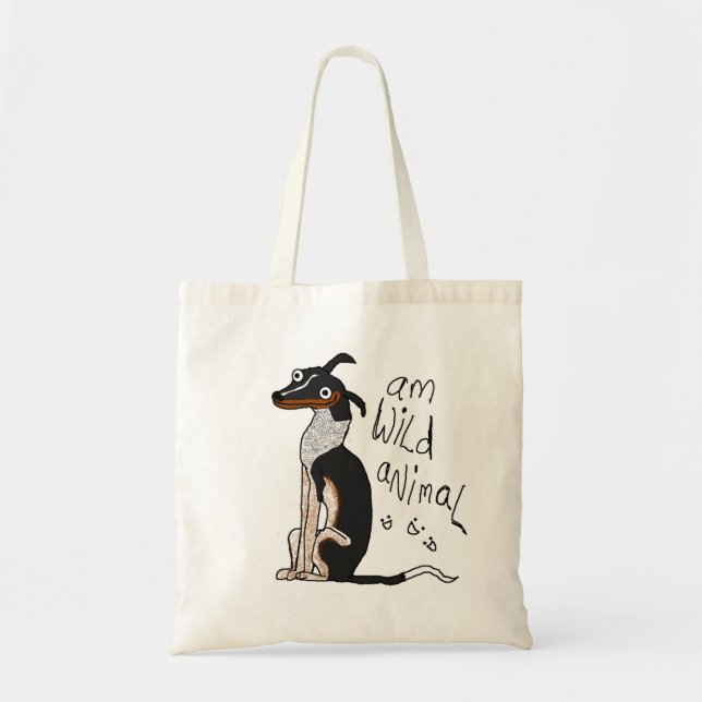 Bolso De Tela "Bolso del animal salvaje de la" (Frente)
