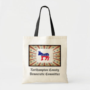 Bolso De Tela ¡Bolso del fiesta Democratic - modifiqúelo para