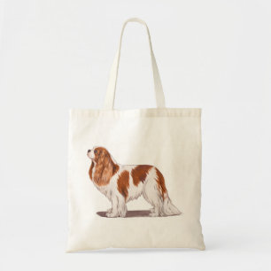 Bolso De Tela Bolso: Perro de aguas de rey Charles arrogante