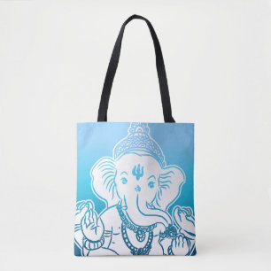 Bolso De Tela Bolso/tote azules de Ombre Ganesh
