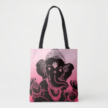 Bolso/tote rosados de Ombre Ganesh