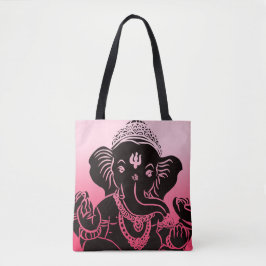 Bolso De Tela Bolso/tote rosados de Ombre Ganesh