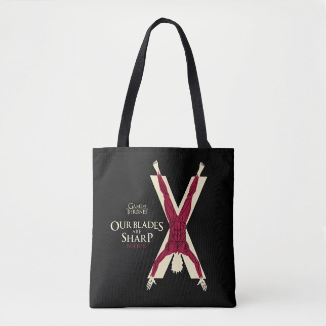 Bolso De Tela Bolton Sigil - Nuestras Blades Están Afiladas (Anverso)