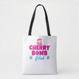 Bolso De Tela bomba de cereza