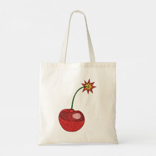 Bolso De Tela Bomba de cerezo purpurina