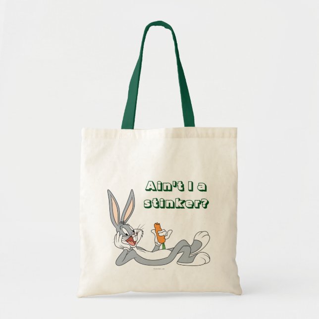 Bolso De Tela BOMBARDEOS BUNNY™ Abajo Zanahar (Frente)