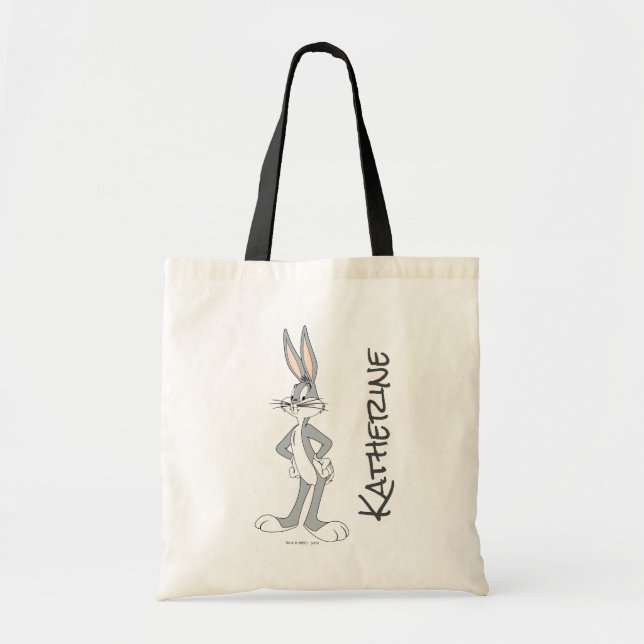 Bolso De Tela BOMBARDEOS BUNNY™| Manos en caderas (Frente)