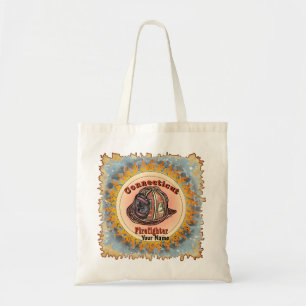 Bolso De Tela Bombero de Connecticut