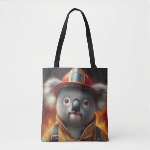 Bolso De Tela Bombero de Koala