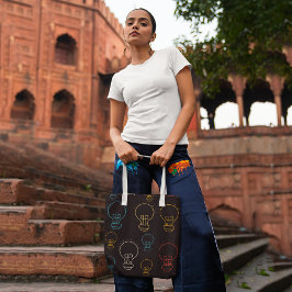 Bolso De Tela Bombillas