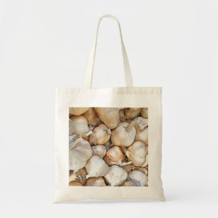 Bolso De Tela Bombillas de ajo Arte de esquema negro artístico
