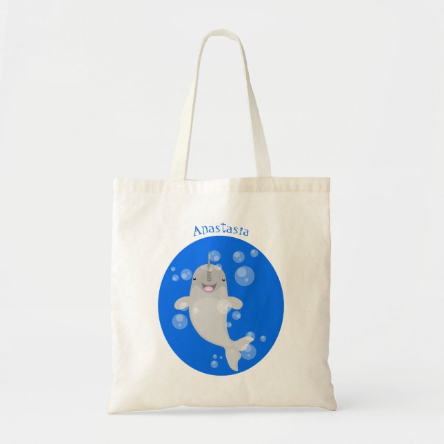 Bolso De Tela Bombillas de narguile alegres, ilustracion persona (Frente)