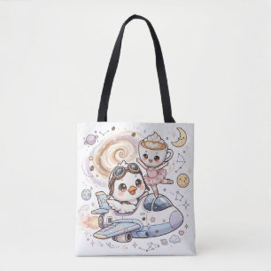 Bolso De Tela Bombombini Gusini Space Ballet Tote
