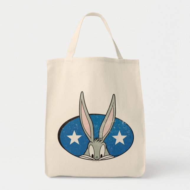 Bolso De Tela BOMGS BUNNY™ Stars Badge (Frente)