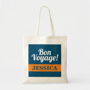 Bolso De Tela Bon voyage adiós adiós adiós adiós irse