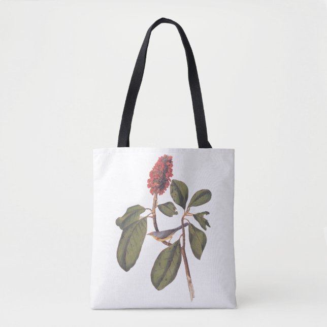Bolso De Tela Bonaparte Flycatcher Canada Warbler Audubon Bird (Anverso)