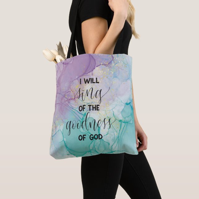 Bolso De Tela Bondad de Dios (Detalle)