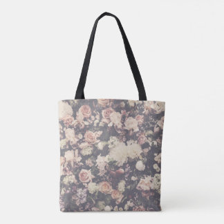 Bolso De Tela Bonita decoración de rosas pastel