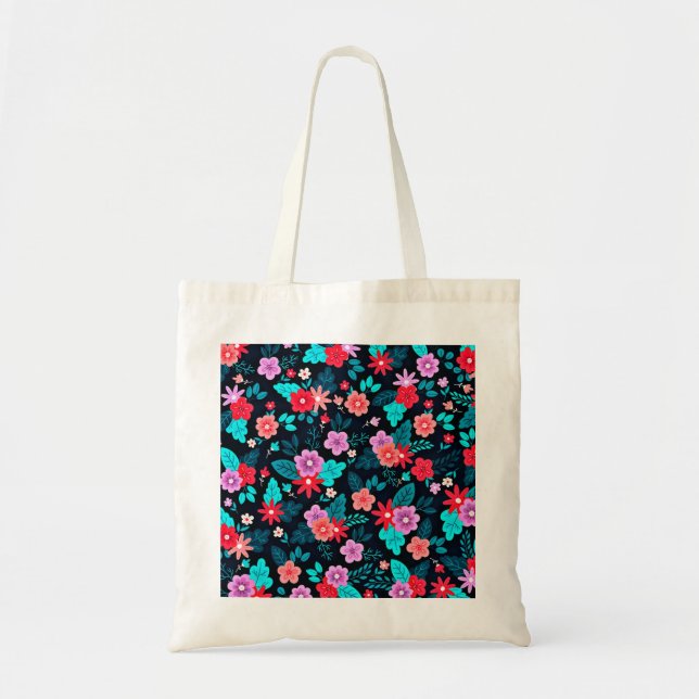 Bolso De Tela Bonito arreglo Ditsy Floral Pattern-56576 (Frente)