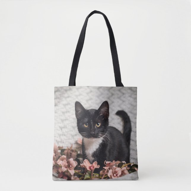 Bolso De Tela Bonito Bella Rosa (Anverso)