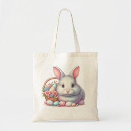 Bolso De Tela Bonito Bunny Pastel