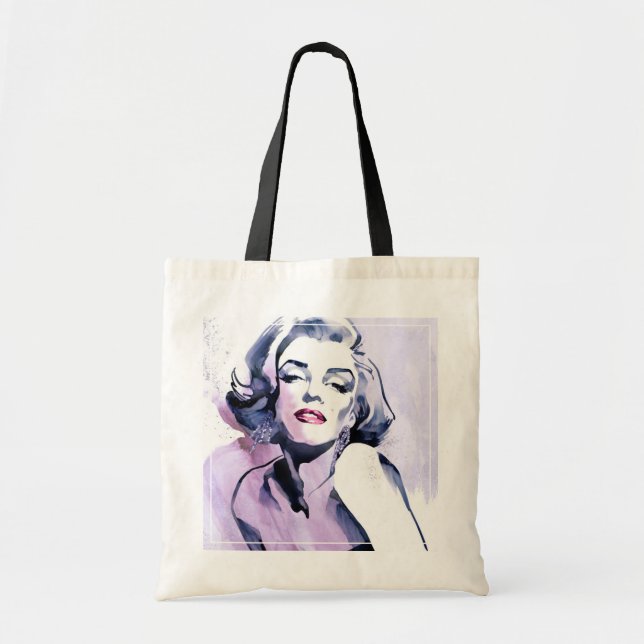 Bolso De Tela Bonito en púrpura (Frente)
