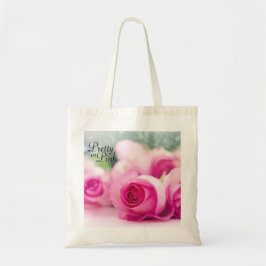 Bolso De Tela Bonito en rosas rosas rosas