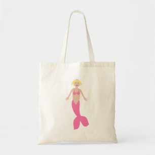 Bolso De Tela Bonito Fantasía rosa Mermaid