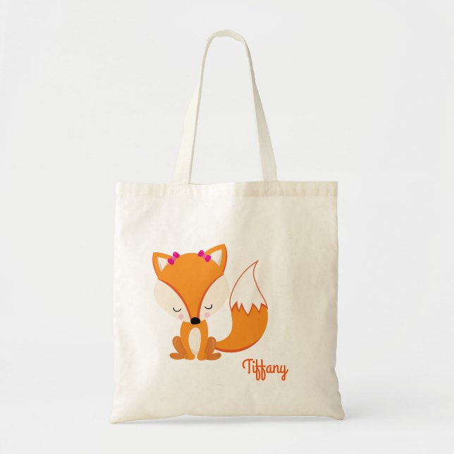 Bolso De Tela Bonito Fox (Frente)