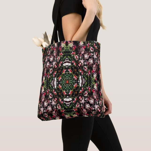 Bolso De Tela Bonito jardín......... (Detalle)