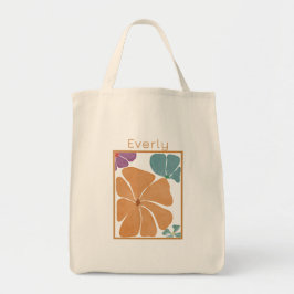 Bolso De Tela Bonito moderna acuarela Floral Tote Bag