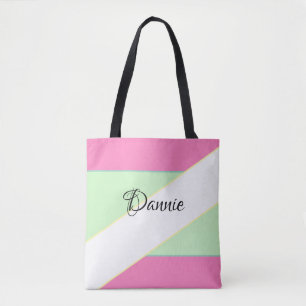 Bolso De Tela Bonito Pastel Girly Spring Personalizado