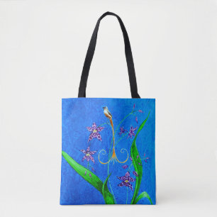 Bolso De Tela Bonito Pequeña Orquídea