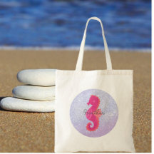 Bonito Pequeño caballito de mar rosado