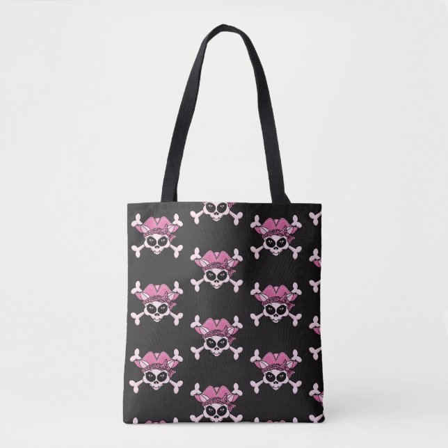Bolso De Tela Bonito Pirate Kitty (Anverso)