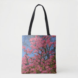 Bolso De Tela Bonito Rosa Azaleas Floral