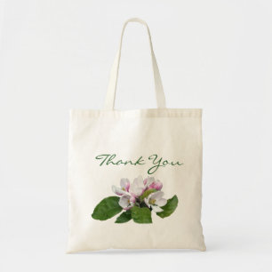 Bolso De Tela Bonito rosa manzana flor favor de la boda gracias