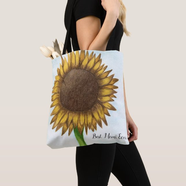 Bolso De Tela Bonito Sunflower (Detalle)
