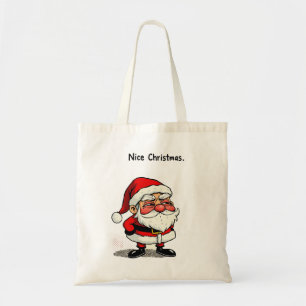 Bolso De Tela Bonito Tote de Navidades - ‘Santa’