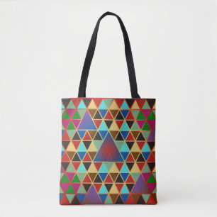 Bolso De Tela Bonito Triángulo patrón III + sus ideas