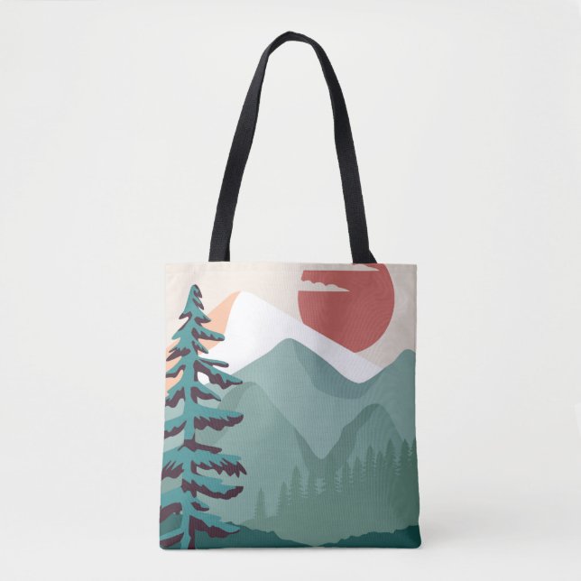 Bolso De Tela Bonitos paisajes (Anverso)