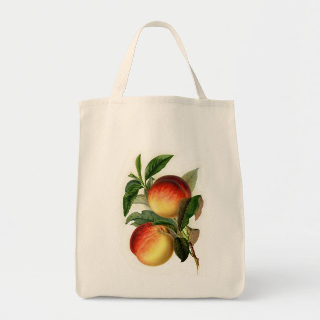 Bolso De Tela Bonitos Peaches (Frente)
