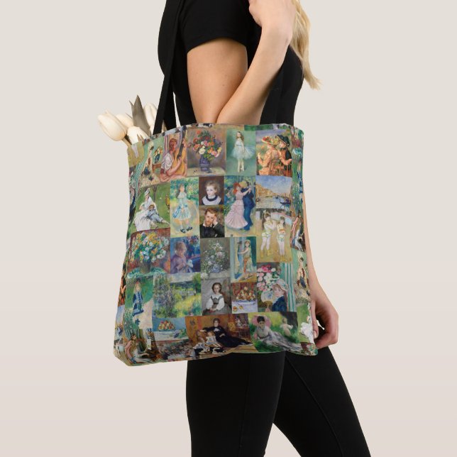 Bolso De Tela Bonitos y elegantes cuadros de Renoir (Detalle)