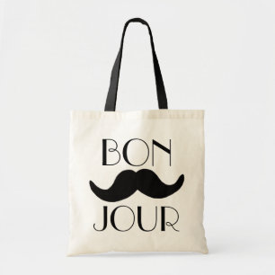 Bolso De Tela BONJOUR Mustache
