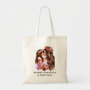 Bolso De Tela Bono de mamá y hija Adorable (6)