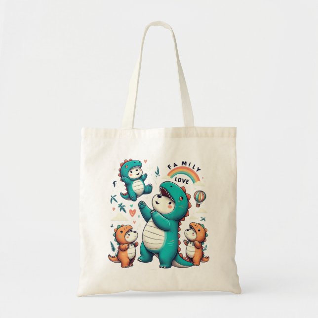 Bolso De Tela Bono DinoBear (Frente)