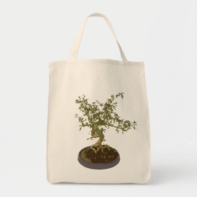 Bolso De Tela Bonsai (Frente)
