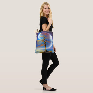 Bolso De Tela bonsái paisaje lunar